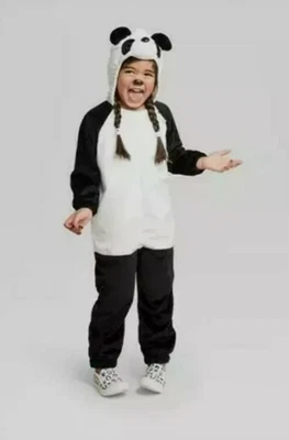 Panda Costume Toddler Child 2T/3T Unisex Hyde & Eek! Target Jumpsuit Halloween - Image 1 of 4