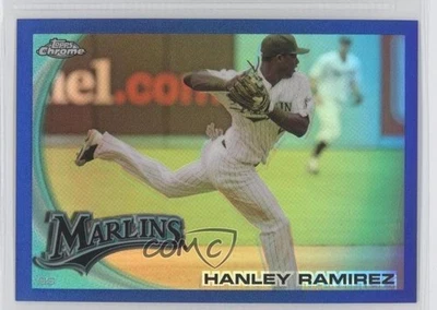 2010 Topps Chrome Blue Refractor /199 Hanley Ramirez #153 - Image 1 of 2