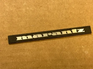 Vintage Marantz Logo Nameplate Badge for Speaker 3.5" long - Picture 1 of 4
