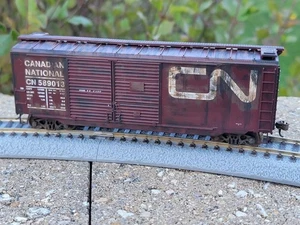 HO Athearn 40' Boxcar Canadian National Weathered - Imagen 1 de 15