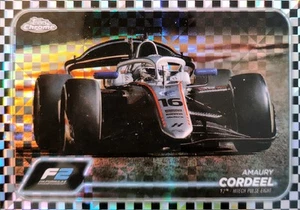 Topps 2024 Chrome Formula 1 No. 104 Amaury Cordeel Checkboard Refractor - Photo 1 sur 2