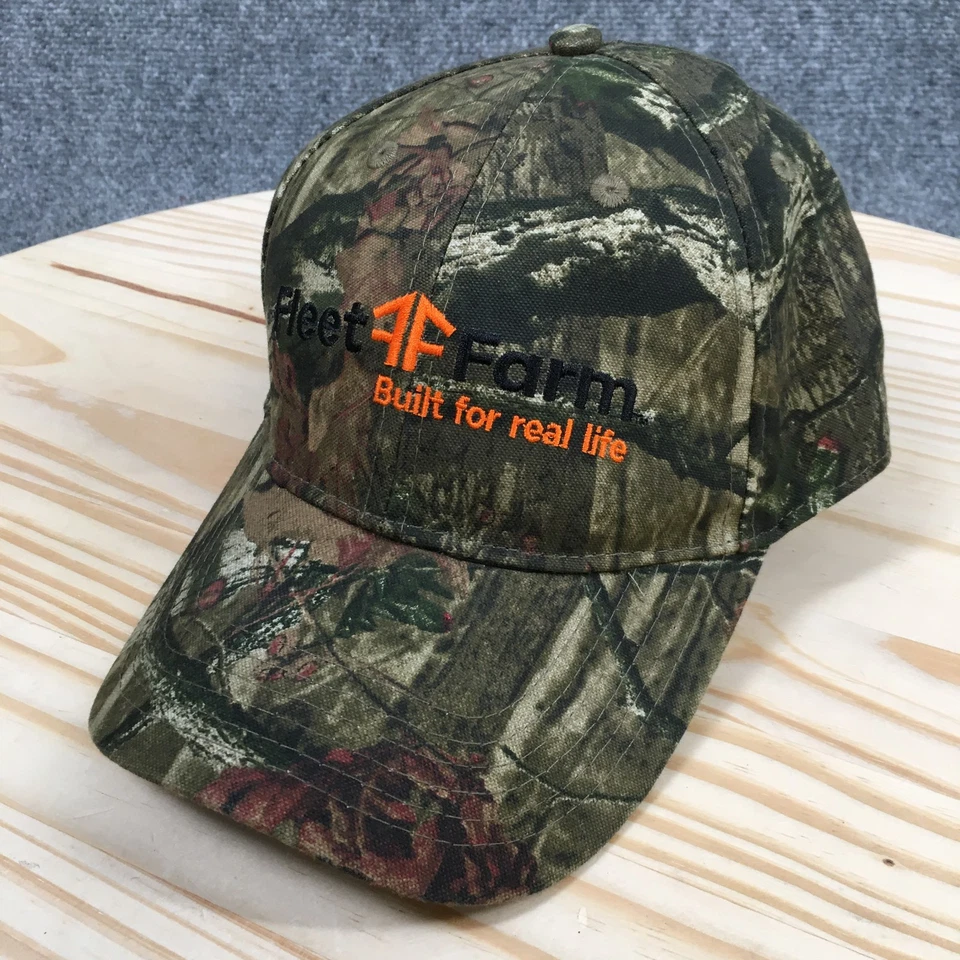 Gorra de béisbol Fleet Farm al aire libre unisex verde camuflaje sistema operativo ala curva ajustable Foto 1 de 4