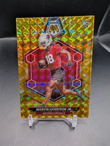2024 Panini Mosaic - Marvin Harrison Jr. #304 Reactive Yellow Mosaic Prizm (RC) - Bild 1 von 2