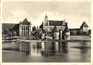 Ak Marienburg Malbork Westpreußen, Marienburg, Wasserseite - 4623610 - Bild 1 von 2