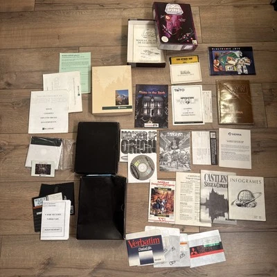 lot de boite vide et notice de Jeu PC big box + quelque disquette - Photo 1/4