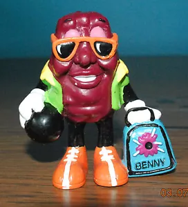California Raisin Benny Bowler Figure 1991 Fourth Issue Toy - Picture 1 of 2