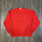 Russell Athletic Sweatshirt 90S Usa College Puff Print Jumper, Red Mens Xl
