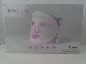 Omnilux Clear Medical Grade Anti-Acne LED Light Therapy Device Mask - Picture 1 of 14