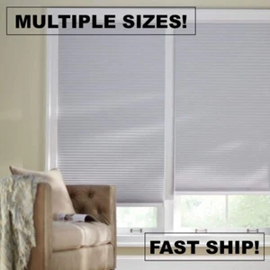 Shadow White Cordless Blackout Cellular Shade MULTIPLE SIZES 17"-47" WIDE - Picture 1 of 3