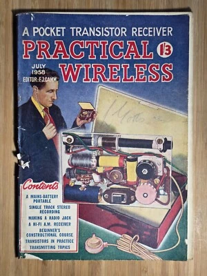 Practical Wireless - magazine / July 1958 - Vintage [B] - Image 1 of 2