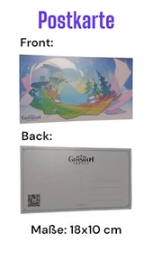Genshin Impact Postkarte Motiv C Tiere Thalia Exklusive  - Bild 1 von 1
