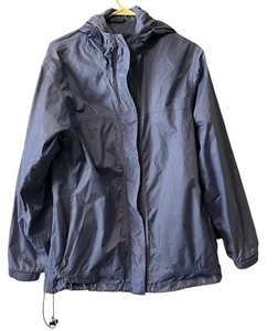 Cabelas Women Blue Zip Windbreaker Rain Jacket lightweight Size Small Outdoor - Picture 1 of 16