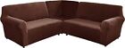 L Shape Sofa Cover Velvet Corner Sectional Couch Sofa Slipcover 5-Seater7-Seater