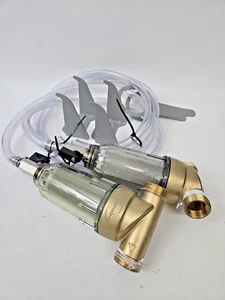 iSpring Dual Reusable Whole House Spin Down Sediment Water Filters 50 & 200 Micr - Picture 1 of 3