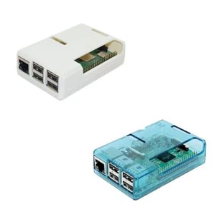Latest 2018 Case for Raspberry pi 3B Plus access to all ports RoHS Blue & White - Afbeelding 1 van 6