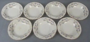 7 Vintage Pope Gosser Dessert Fruit Berry Bowls Sterling Made In the USA - Picture 1 of 7