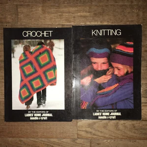 Lot 2 Ladies Home Journal Books Knitting Crochet Needle and Craft - Picture 1 of 4