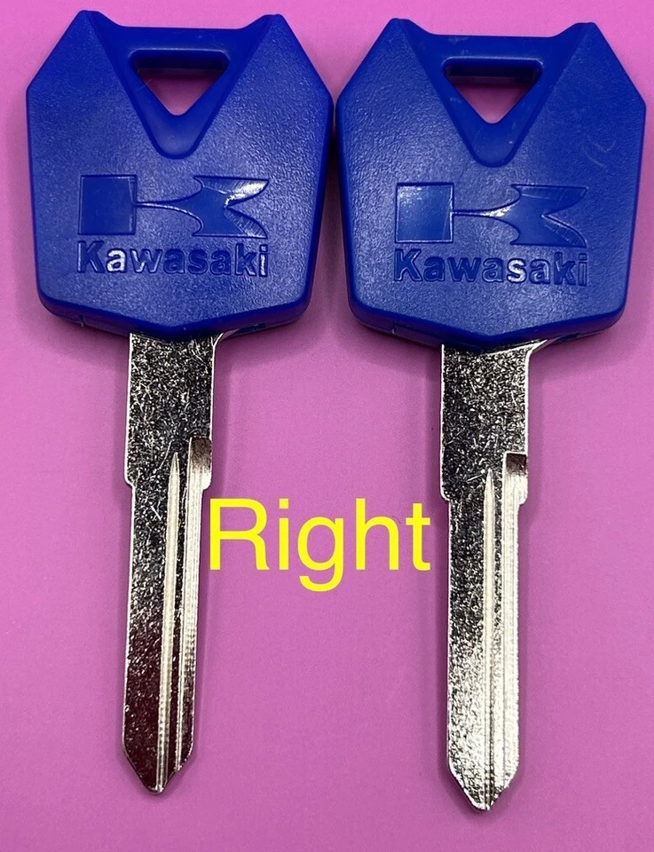 2 llaves en blanco Kawasaki Ninja EX250 EX 250 Ninja 250R R 300 EX300 2020 2021 2022 Foto 1 de 1