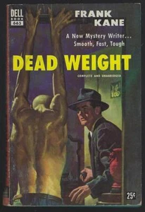 Totgewicht Frank Kane Johnny Liddell Mystery 1951 Vintage Mystery Taschenbuch - Bild 1 von 1