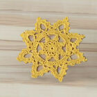 4Pcs Vintage Hand Crochet Lace Doilies Flower Coasters Table Cup Mats Pad Decor