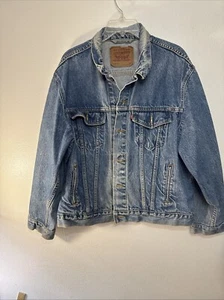 Vintage Levi's 70506-0216 Denim Made In USA Jeansjacke 46 - Bild 1 von 23