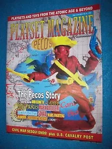 Playset Magazine #81 Pecos figures-Pirates+ Gold Marx 6" Marines and playsets - Imagen 1 de 4