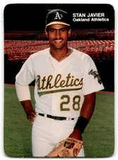 1988 MOTHER'S COOKIES OAKLAND ATHLETICS STAN JAVIER OAKLAND ATHLETICS #15