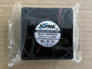 XFAN RDM6025S 12V 0.10A 6CM 6025 2-wire cooling fan - Picture 1 of 7