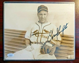 Enos Slaughter Signed Autographed 8" X 10" Photo Cardinals MLB HOF JSA W Holder - Picture 1 of 3