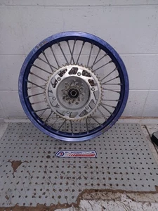 94421-19602-00 REAR BACK RIM WHEEL EXCEL TAKASAGO 19X2.15 HUB SPROCKET BLUE - Picture 1 of 21