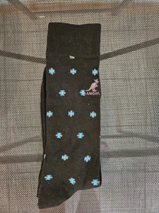Kangol Socken schwarz mit blauem Aufdruck neu ohne Etikett - Bild 1 von 6