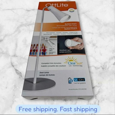 Ottlite Switch 3-in-1 Rechargeable Task Lamp CSR0700C NEW SHIPPING - Image 1 of 2