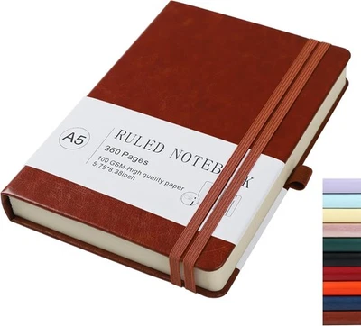 BRANDED Journal Notebook Journal for Men/Women Journals for Writing A5 180Sheets 360Page