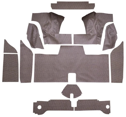 Tapete de porta-malas Ford Thunderbird 1961-1963 - Burtex | Compatível com: capota rígida, com placas - Imagem 1 de 2