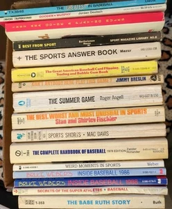 16 Vintage Sports Books Baseball Strange Stories Basketball Bubble Gum Cards - Picture 1 of 6