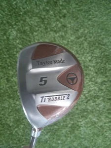 TaylorMade TI Bubbleb2 Left-Handed 5 Fairway Wood 5W BUBBLE R-80+ Regular - Picture 1 of 8