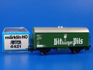 MARKLIN H0 - 4421 - Refrigerator Beer Car: Bitburger / BOX - LN - Picture 1 of 3