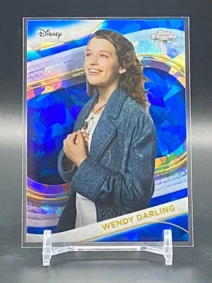 2025 Topps Chrome Disney Sapphire Wendy Darling Sapphire Refractor Peter Pan 156 - Image 1 of 3