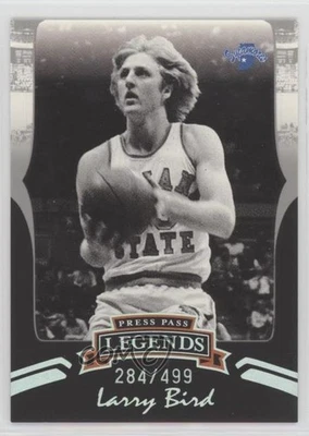 2006-07 Press Pass Legends Silver 284/499 Larry Bird #S34 HOF - Image 1 of 3