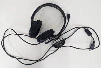 Microsoft Black LifeChat LX-3000 Wired Headsets Boom Mic - VAT INC - Image 1 of 4