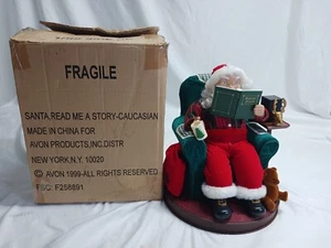 Vintage Avon Santa Read Me A Story 1999 Original Box - Picture 1 of 13
