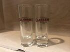 2 Tequila Cazadores Heavy Tall Shots Glasses. New!!!!