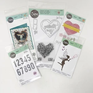 Sizzix Thinlits Valentinstag Stanzformen Herz Liebe Herzen Stempel NEU - Bild 1 von 11