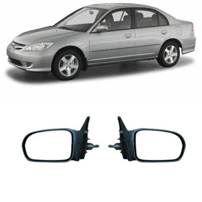 Espejo retrovisor de puerta conductor y pasajero Honda Civic 2001-2005 | Par | Sedán Foto 1 de 4