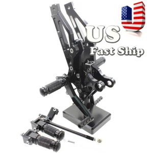 Footrest Rearsets Peg Footpegs Rests Mount For GROM MSX125 2012 2013 2014-2015 - Picture 1 of 10