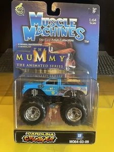 03 CHEVY CAROLINA CRUSHER MONSTER TRUCK 1/64 MUSCLE MACHINE NIP MUMMY SERIES HTF - Picture 1 of 9