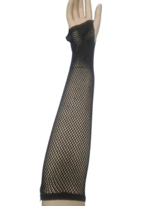 Long Fishnet Fingerless Gloves Accessory - Picture 1 of 6