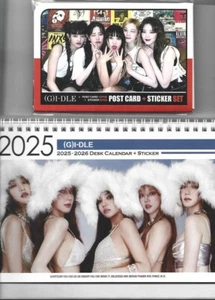 G-IDLE Photo Calendar 2025 & 2026 +[Post Card 12P Pack] K-POP 202404 - Picture 1 of 6