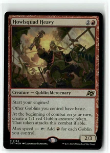 FOIL - Howlsquad Heavy 0134 NM MTG Aetherdrift Magic - Picture 1 of 2