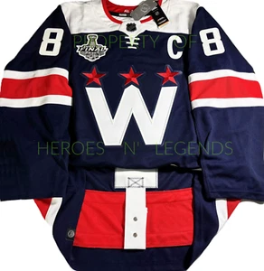 PRO-54 ALEX OVECHKIN WASHINGTON CAPITALS 3rd 2018 STANLEY CUP ADIDAS NHL JERSEY - Picture 1 of 8